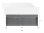 Spazio - Twin Size Wall Bed and Sofa Set