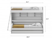 NEW Bel Mondo Twin Over Twin/Twin XL Bunk Bed Set