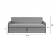 Horizontal foldable 2 Seat Sofa