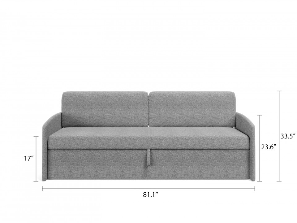 Horizontal foldable 2 Seat Sofa